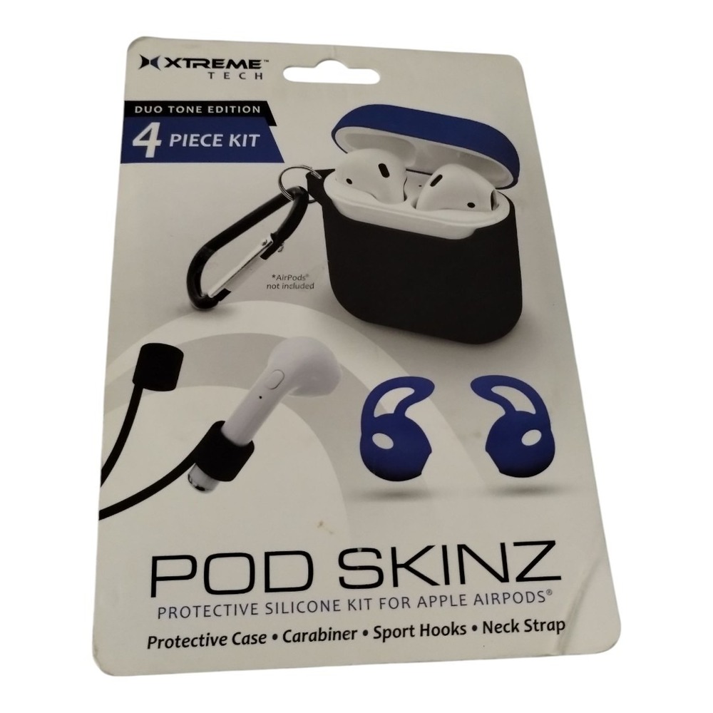 Xtreme Tech-Pod Skinz-Many Colors-4 Piece AirPods Or AirPods Pro Case